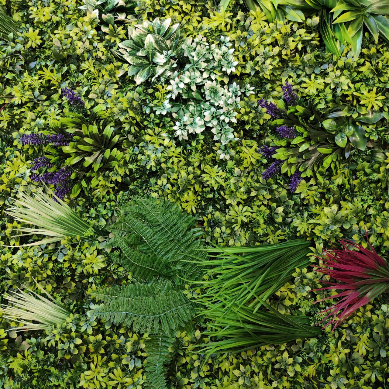 Artificial Green Wall Panel 100x100cm Backdrop Decor